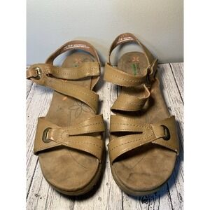 Baretraps Women Size 10 Shoes Cindy Brown‎ Strappy Comfort Slingback Sandals